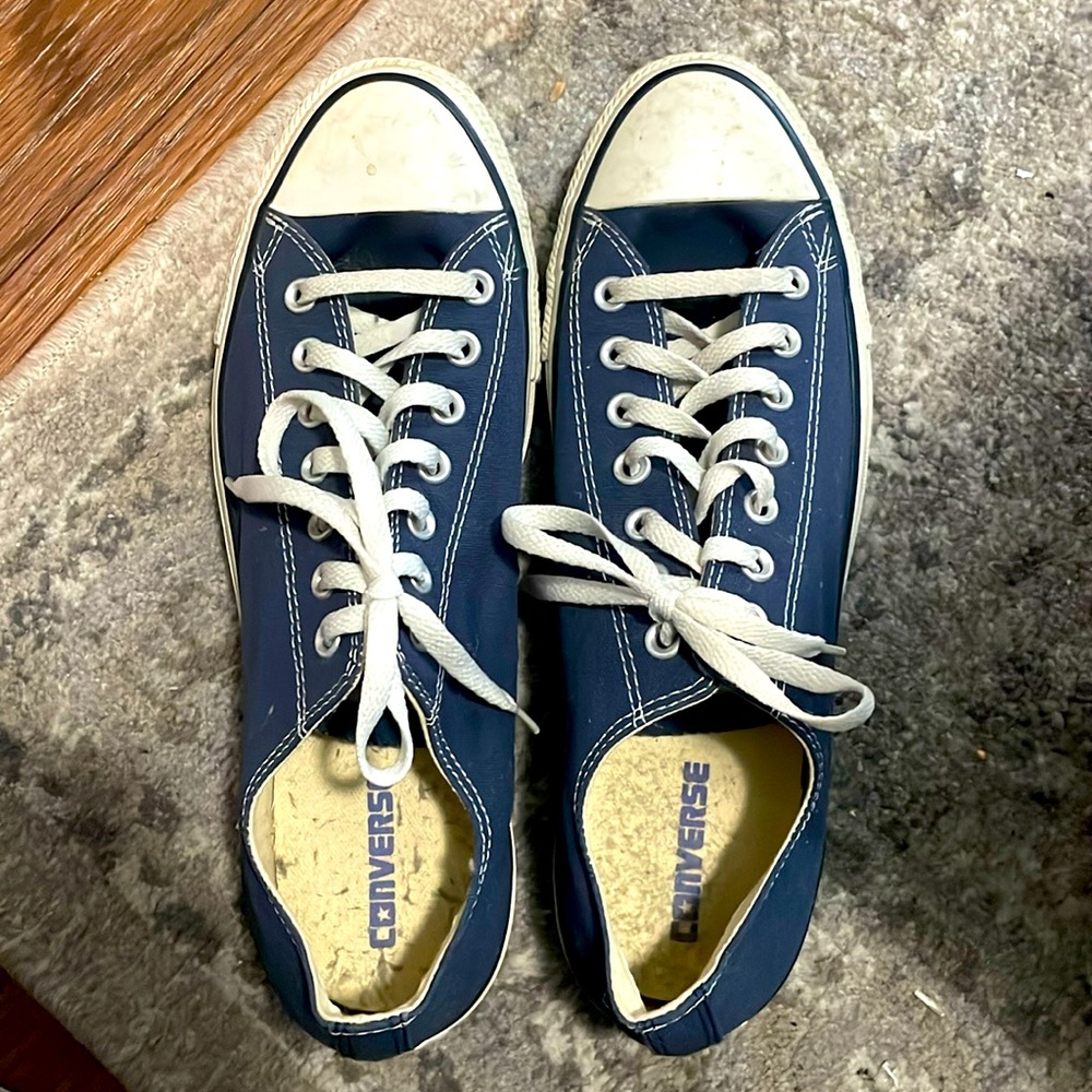 Converse Navy, Men’s Size 11, Women’s Size 13